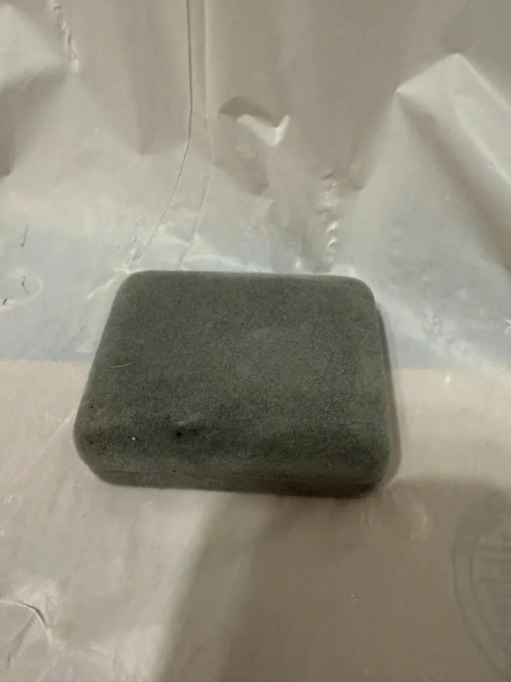 Christian Dior Vintage Gold Toned 1/2" Square Cufflinks Original Box - Picture 3 of 3